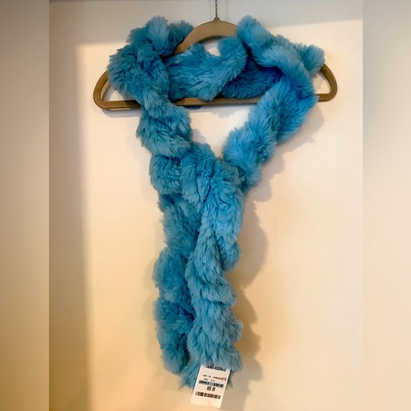 Renee’s Accessories - NWT Real rabbit fur scarf